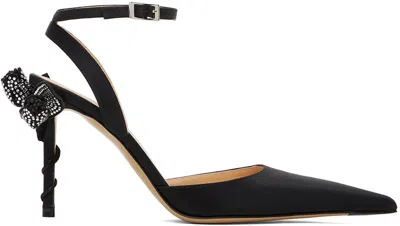 Mach&mach Black Wonder Tulip 95 Heels
