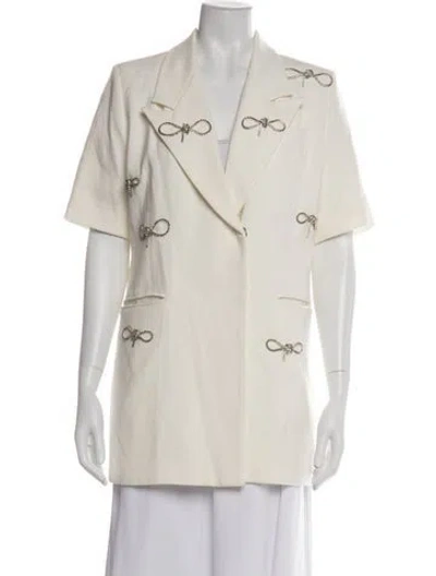 Pre-owned Mach&mach Blazer In Neutrals