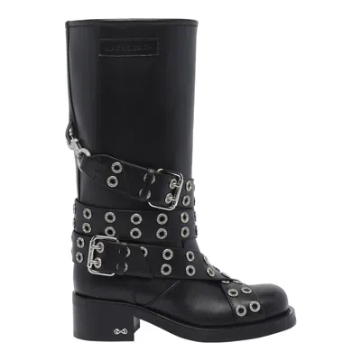 Mach&mach Mach & Mach Boots In Black
