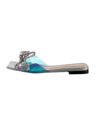Pre-owned Mach&mach Bow Accents Flats