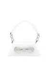 Mach&mach Bow Chain Tote Bag In White