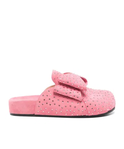 Mach&mach Bow-decorated Muller Shoes In Pink