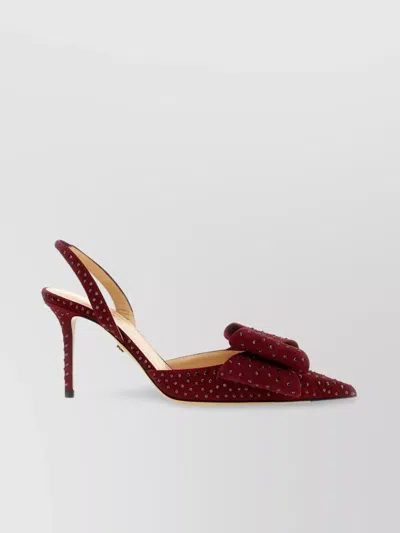 MACH&MACH 'BOW STUDS' POINTED TOE SLINGBACK