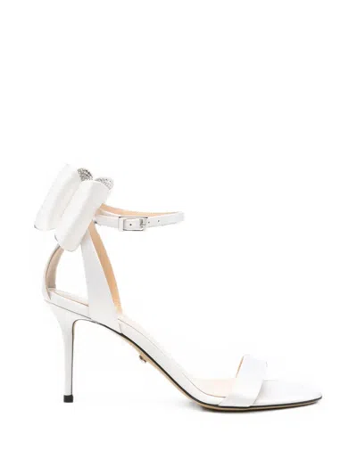 Mach&mach Bow-ebellishment Crystal-embellished Sandals In White
