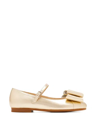 Mach&mach Cadeau Ballerinas In Gold