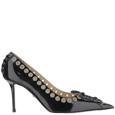 MACH&MACH CORSET-STYLE CRYSTAL-EMBELLISHED PUMPS