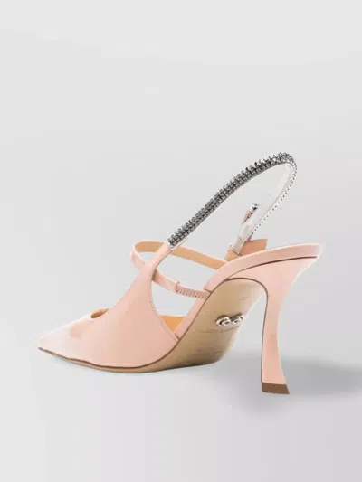 Mach&mach Crystal Cuba Patent Leather Slingback 85mm