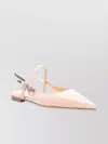 Mach&mach Crystal Cube Slingback Flats 10mm