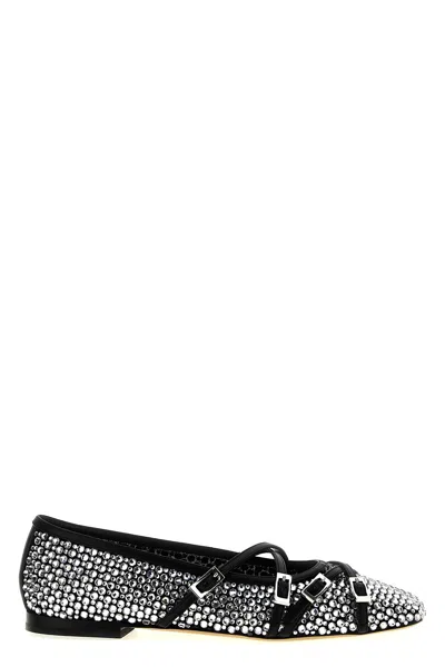 MACH&MACH MACH & MACH 'CRYSTAL NET' BALLET FLATS