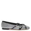 Mach&mach Crystal Buckle Ballerina Shoes In Multi