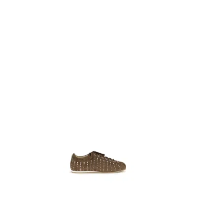 Mach&mach Mach & Mach Crystal Ray Women's Sneakers In Brown