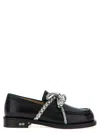 Mach&mach Mach & Mach 'crystal Studs' Loafers In Black