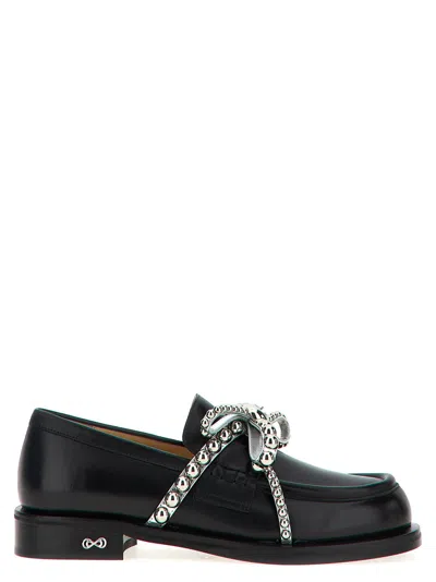 MACH&MACH MACH & MACH CRYSTAL STUD-EMBELLISHED LOAFER