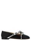 Mach&mach Mach & Mach 'crystal Studs' Ballet Flats