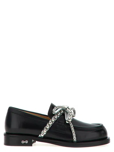 Mach&mach Mach & Mach 'crystal Studs' Loafers