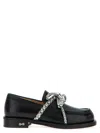 Mach&mach 'crystal Studs' Loafers In Black