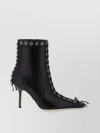 Mach&mach Mach & Mach 'crystalized Corset' Ankle Boots In Black