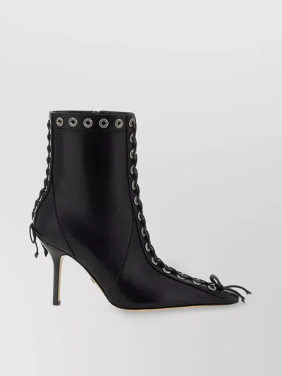 MACH&MACH 'CRYSTALIZED CORSET' ANKLE BOOTS