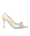 Mach&mach Cusp High-heeled Shoes In White