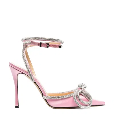 Mach&mach Decorate Pointed High Heels In Pink