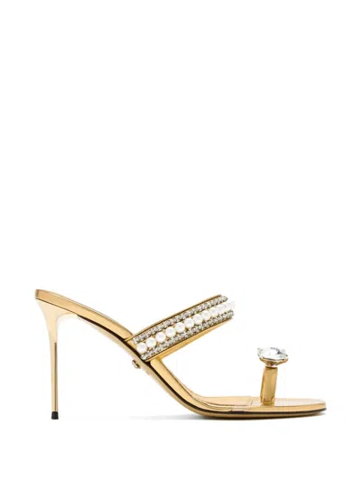 Mach&mach Diamond Of Elizabeth Sandals In Yellow