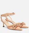 Mach&mach Double Bow 65 Embellished Satin Pumps