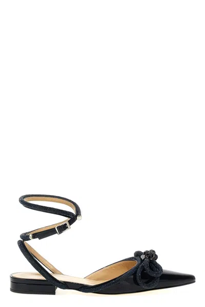 MACH&MACH MACH & MACH 'DOUBLE BOW' BALLET FLATS