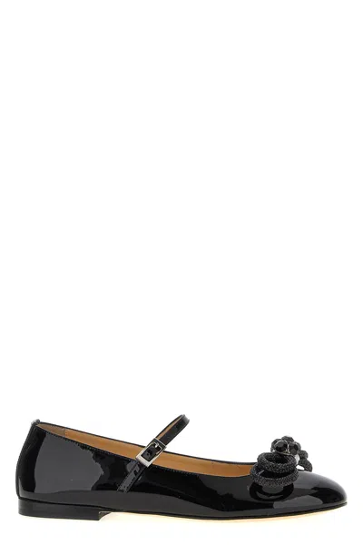 MACH&MACH MACH & MACH 'DOUBLE BOW' BALLET FLATS