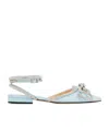 Mach&mach Double Bow Ballet Shoes In Multicolor
