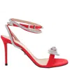 Mach&mach Double Bow Crystal Sandals