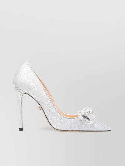 MACH&MACH DOUBLE BOW GLITTER HIGH HEEL PUMPS