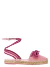Mach&mach Mach & Mach 'double Bow Pink Riviera' Espadrilles