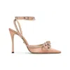 Mach&mach Crystal-embellished Satin Pumps