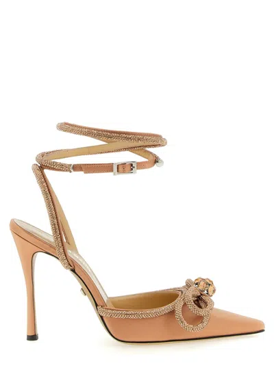 Mach&mach Mach & Mach 'double Bow' Pumps In Pink