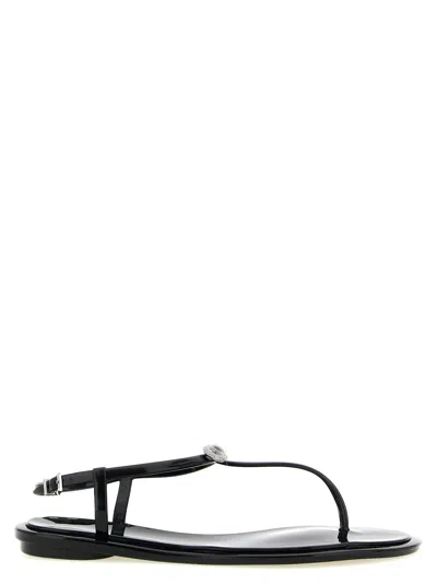 Mach&mach Mach & Mach 'double Bow' Sandals In Black