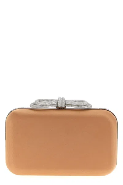 MACH&MACH 'DOUBLE BOW SATIN' CLUTCH