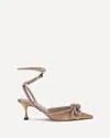 Mach&mach Double Bow Silk Pumps