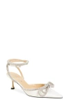 Mach&mach Double Bow 65mm Leather Pumps In White