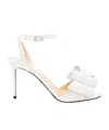 Mach&mach Double Knot High-heeled Sandals In White