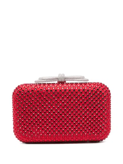 Mach&mach Embellished-bow Mini Bag In Red