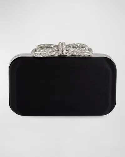 Mach&mach Embellished Bow Satin Clutch Bag