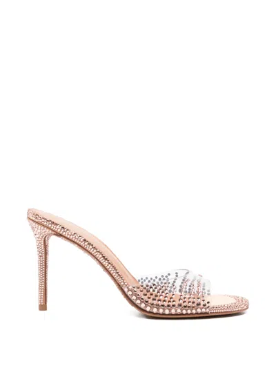 Mach&mach Embellished Sandals In Pink