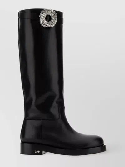 MACH&MACH GALAXY RIDING BOOTS BLOCK HEEL