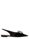 Mach&mach Mach & Mach 'galaxy' Slingback In Black