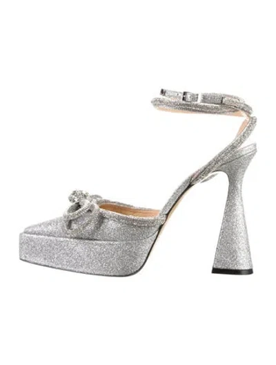 Pre-owned Mach&mach Glitter Glitter Accents D'orsay Pumps