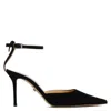 Mach&mach Heart Detail Pointed-toe Suede Pumps