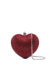 Mach&mach Heart Mini Bag In Red