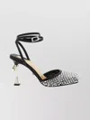 Mach&mach Heart Shaped Detail Pumps In Black