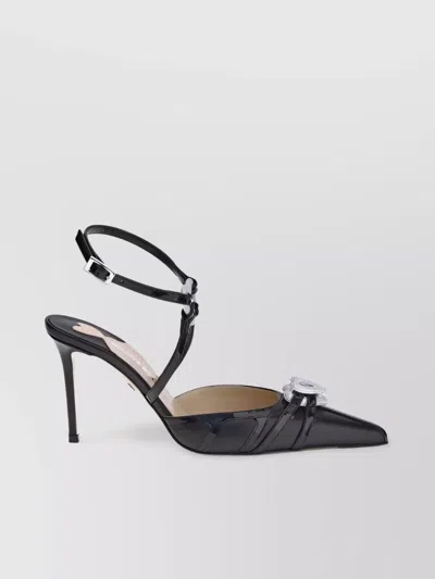 Mach&mach Heart Strap Stiletto Pumps