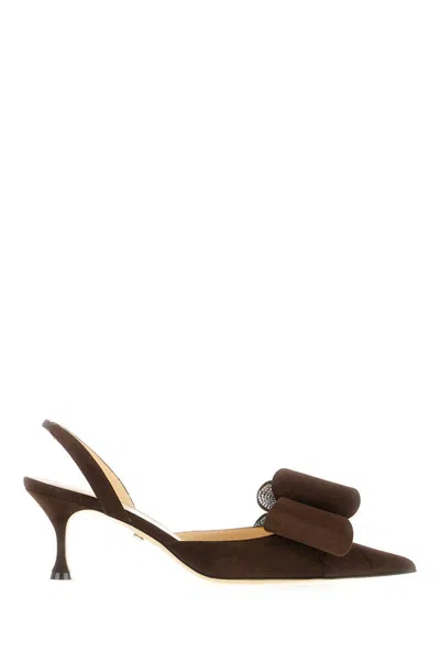 Mach&mach Mach & Mach Heeled Shoes In Brown